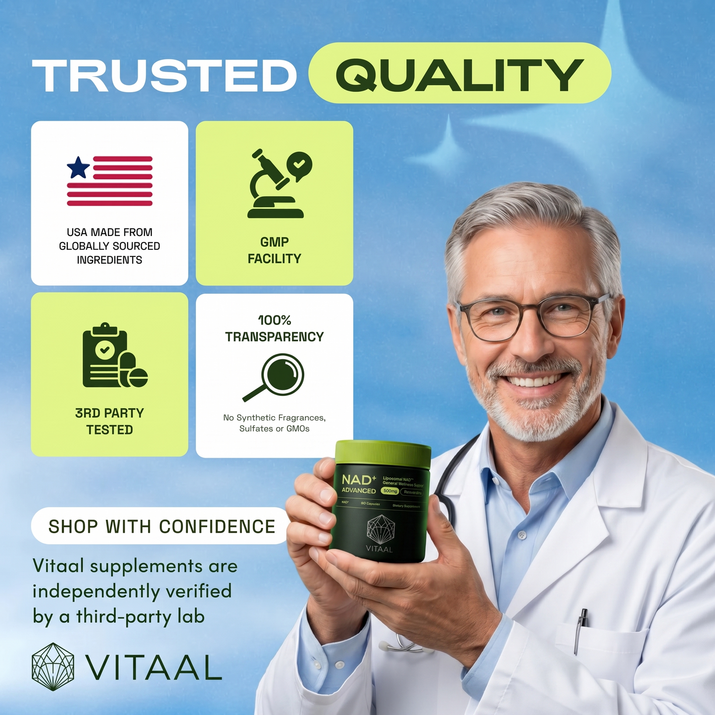 VITAAL NAD+ Complex Capsules